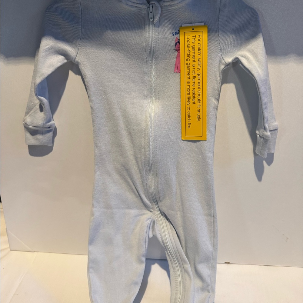COPY - Dip White and Blue Footies One Piece